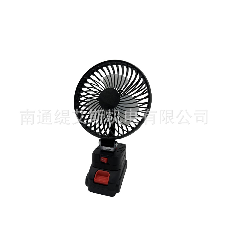 Ventilador eléctrico portátil de batería de litio mini exclusivo transfronterizo de 4 pulgadas y 6 pulgadas ventilador eléctrico especial de oficina de sitio de pesca