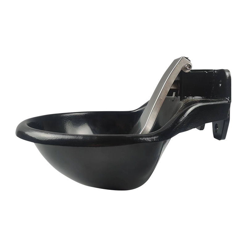 Recipiente para beber para ganado engrosada placa de acero cuenco de consumición automático para tazón de alimentación de ganado hierro fundido caballo ganado alimentación de agua artefacto beber fregadero