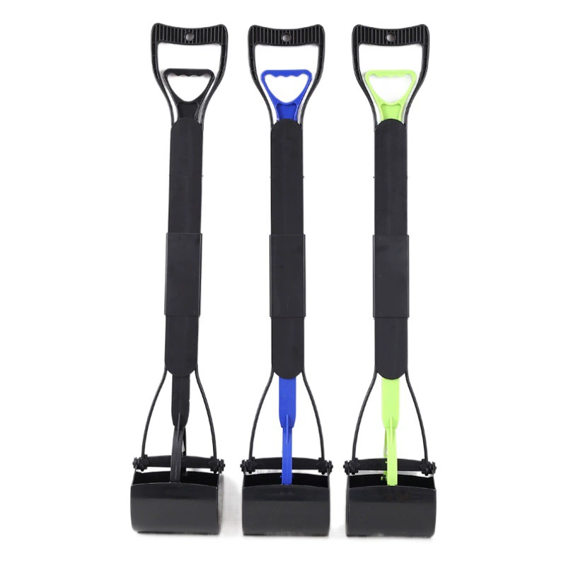 В наличии оптом складной сборщик домашних животных 80 см длинная ручка зажим для собак большой Туалет большой Собачий Туалет