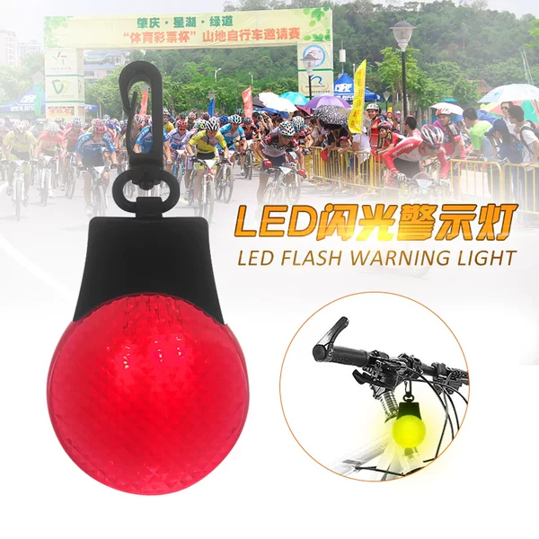 Outdoor Led Warning Light, Reflective Lighting Warning Light for Cycling and Mountaineering, Led Reflective Pendant Backpack Light