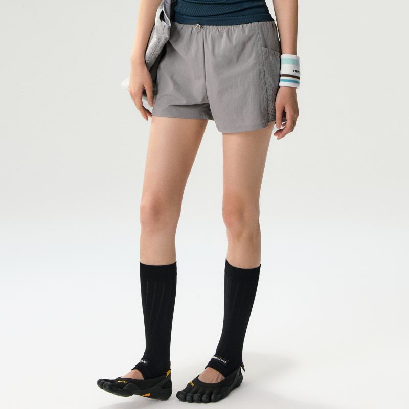 Summer Loose-Fitting Slimming Yoga Shorts for Women, Outdoor Running Training Fitness Wear, Quick-Dry Sports Anti-Exposure Three-Quarter Shorts