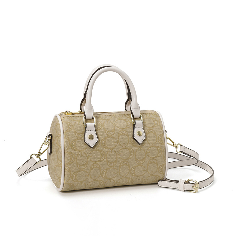 2025 New Women's Boston Bag Pillow Bag Classic Monogram Simple Fashion Versatile Handbag Crossbody Shoulder Bag - Thumbnail 8