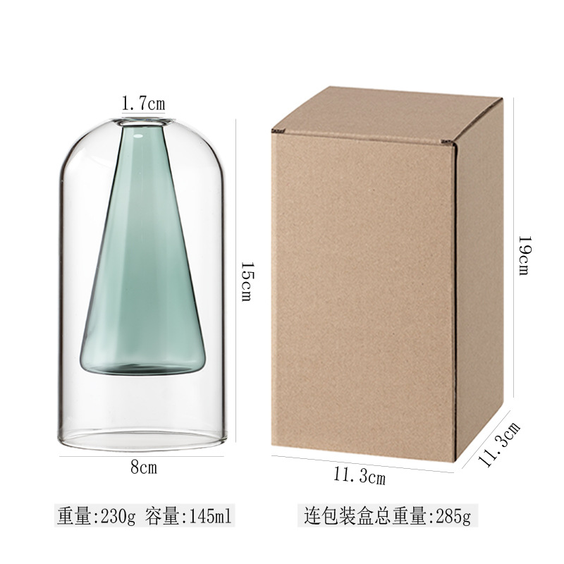 Botella de aromaterapia de vidrio, botella vacía transparente, accesorios sin llama, decoración del hogar, adornos, flores secas de ratán, fragancia, estilo ins, decoración del hogar