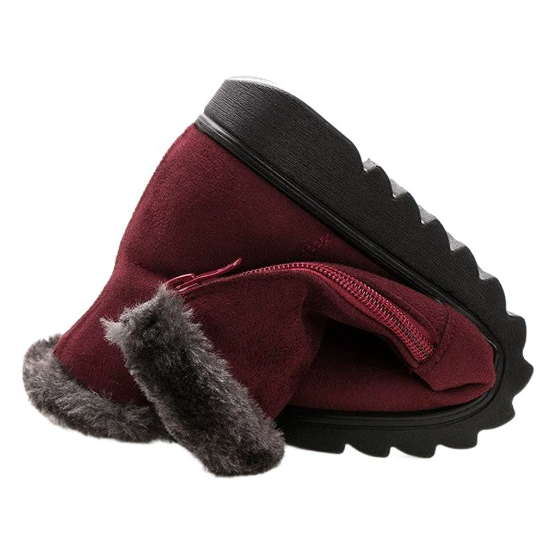 Зимние новые старые Пекинские тканевые туфли, женские теплые зимние сапоги для пожилых людей, хлопчатобумажные сапоги больших размеров, хлопчатобумажная обувь среднего возраста, поколение волос