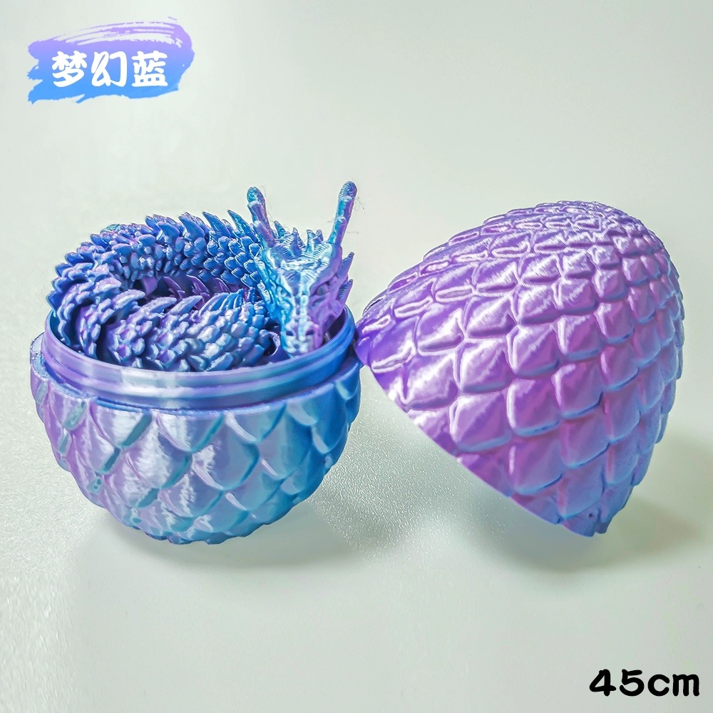 Adorno de Dragón Chino en Impresión 3D de PLA Articulado para Decoración y Regalo