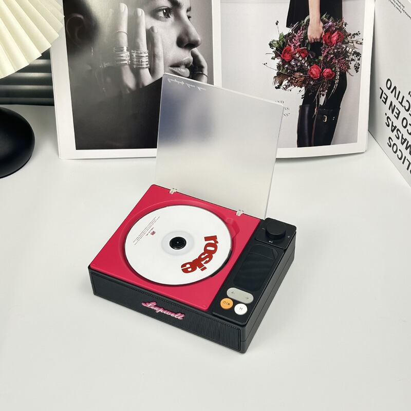 热销复古cd机专辑随声听CD机光盘音乐播放器便携式蓝牙音响礼物|undefined