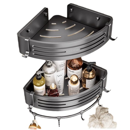 Kabei bathroom storage rack triangle bathroom punch-free corner toilet toilet shower room bath storage rack