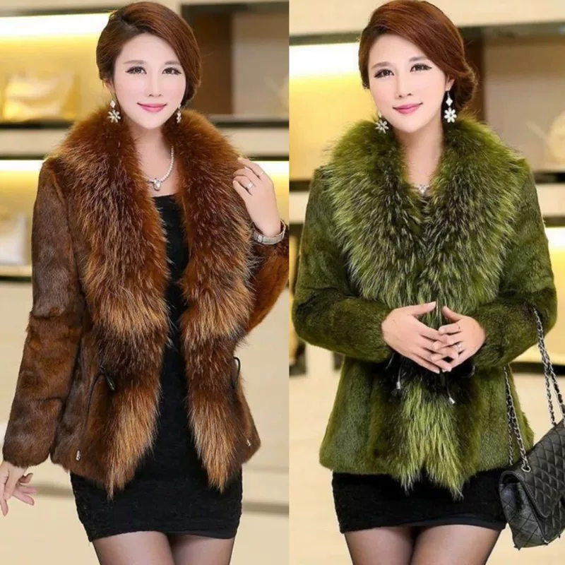 Winter classic long keep warm sweater, jacket, mid-length, plus size