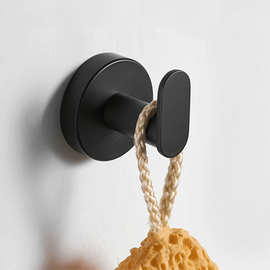 跨境专供 304不锈钢打孔挂钩卫生间挂钩门后衣帽钩 304挂钩