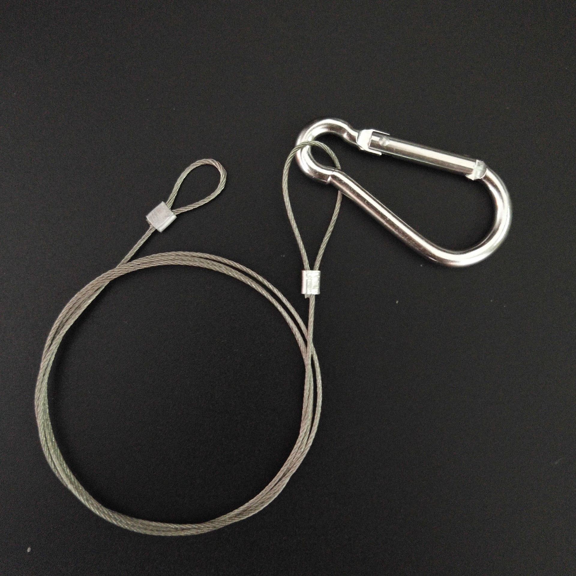 不锈钢安全绳批发钢丝吊绳不锈钢拉索保险绳户外安全绳钢索缓冲绳