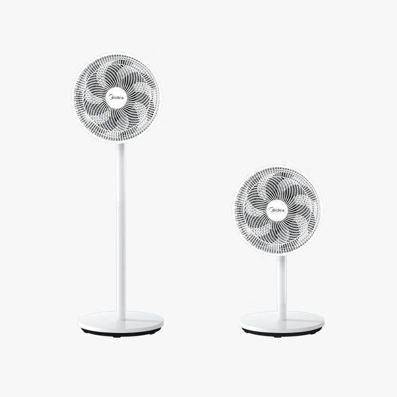 Midea dual-use floor and table fan for home use, with strong airflow, quiet operation, wide-angle oscillation, model SAF30AC Midea dual-use floor and table fan for home use, with strong airflow, quiet operation, wide-angle oscillation, model SAF30AC
