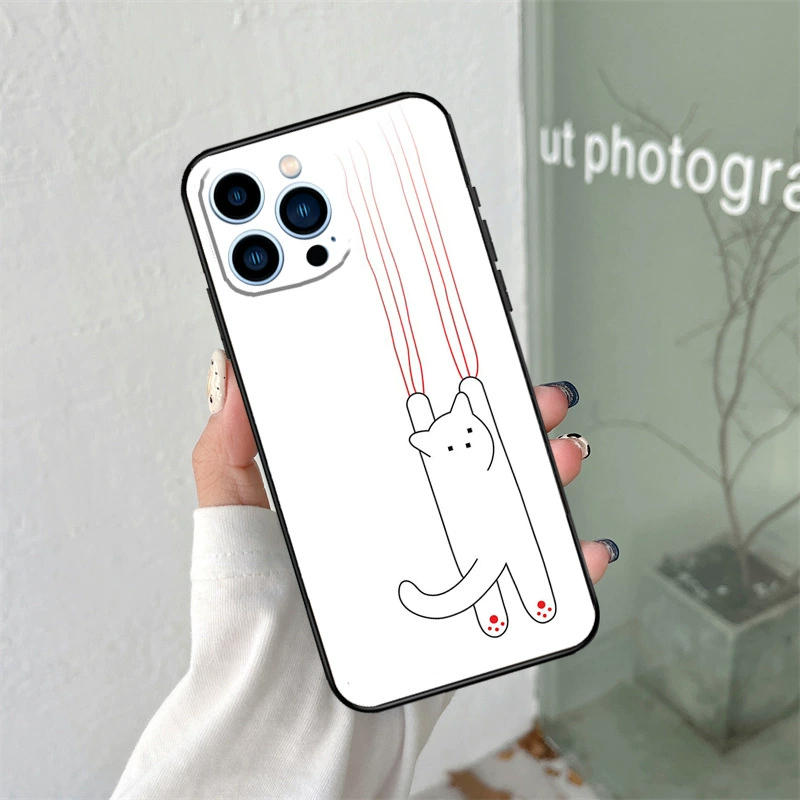 Совместимый милый чехол для телефона Apple, iphone 15, 14 pro max