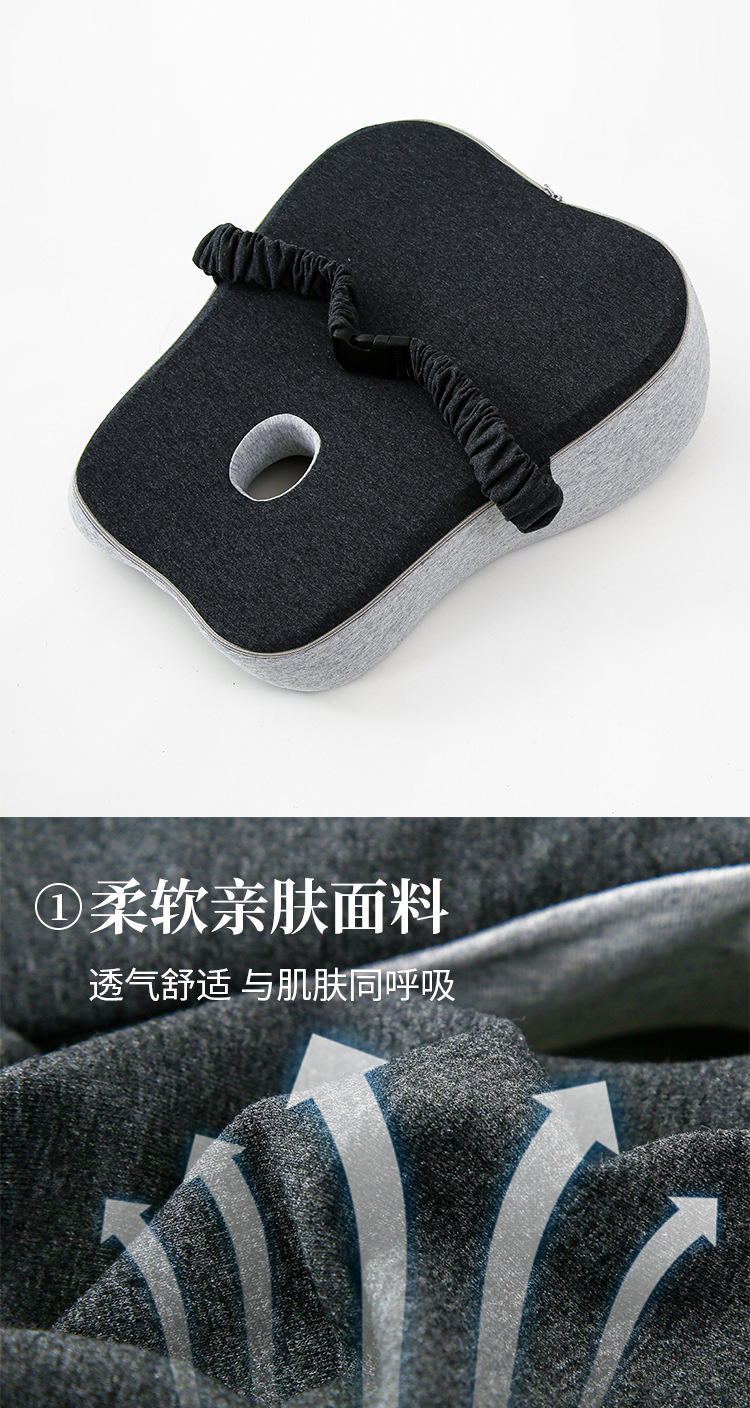Car Memory Foam Headrest Waist Neck Pillow Neck Waist Cushion Back Cushion Car Seat Waist Pillow Office Waist Cushion