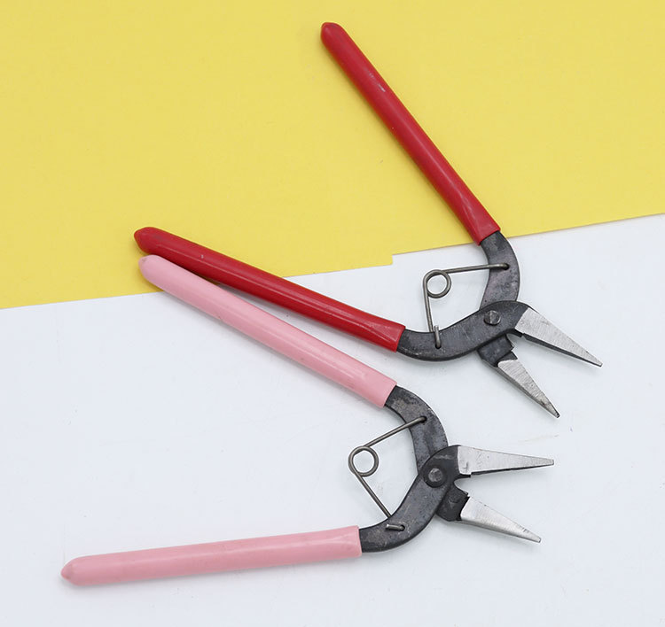 DIY-Handwerkswerkzeug: Multifunktionszange mit spitzer, zahnloser Flachzange zum Öffnen von Schmuckringen_voghion.com