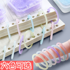 Plastic loose-leaf ring buckle binding ring photo album binding card ring coil ring book ring loose-leaf ring card book binding