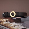 Double-sided fashionable belt, universal trend jeans, simple and elegant design, Korean style