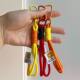 Outdoor Backpack Mountaineering Buckle Nylon Woven Rope Bag Hanging Decoration Bag Zipper Lanyard National Tide Mobile Phone Rope Keychain