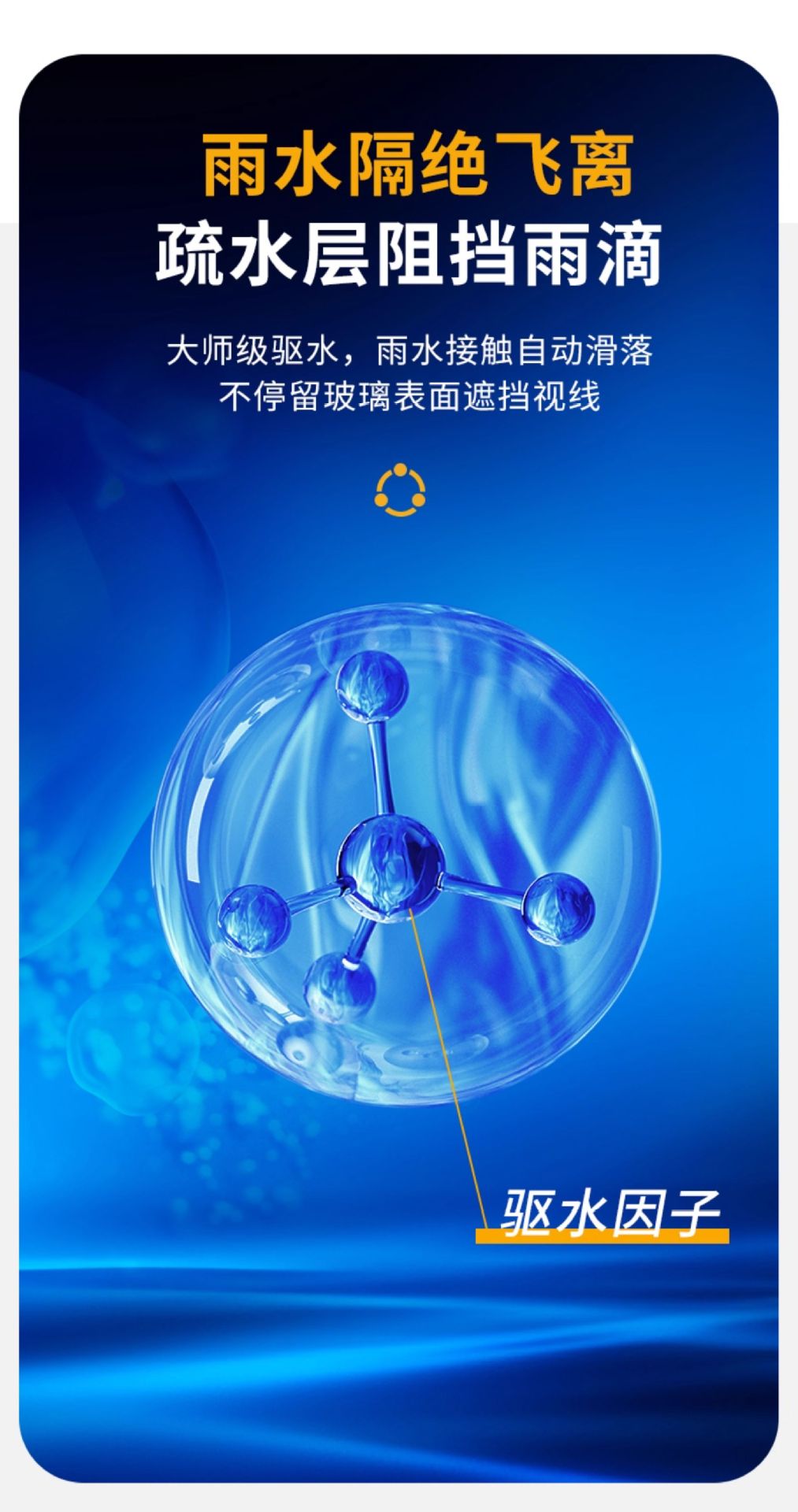 Rearview Mirror Car Rainproof Spray Anti-Fog Agent Rainy Day Waterproof Car Window Glass Oil Film Removal Spray Artifact
