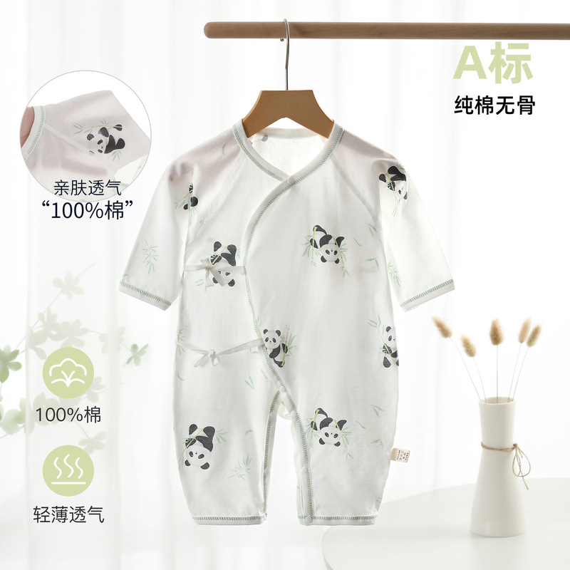 Newborn Summer Clothing Aa Thin Cotton Boneless Butterfly Clothing for Boys and Girls