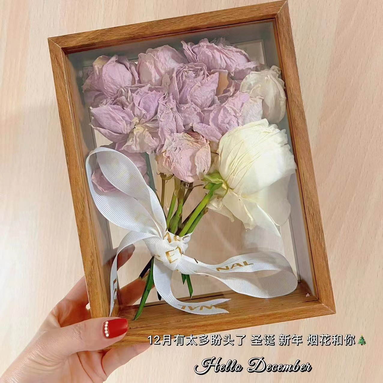 Creative transparent double-sided glass three dimensional photo…