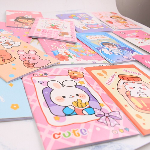 Creative stationery student diary cute cartoon prize notebook portable small notebook soft memo pad factory wholesale