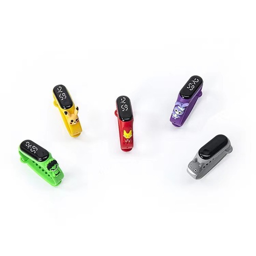 New Children's Figurine Watch M3 Touch Electronic Watch Gift Student Fashion Cartoon LED Electronic Watch Wholesale