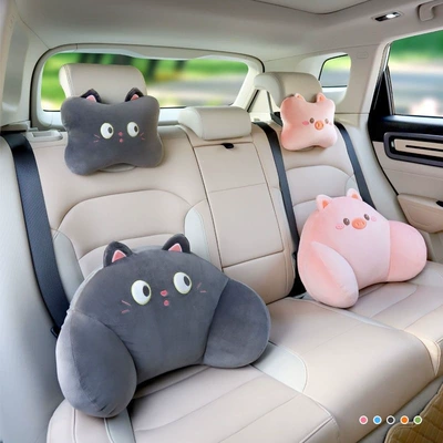 car headrests and neck pillows, Waist support