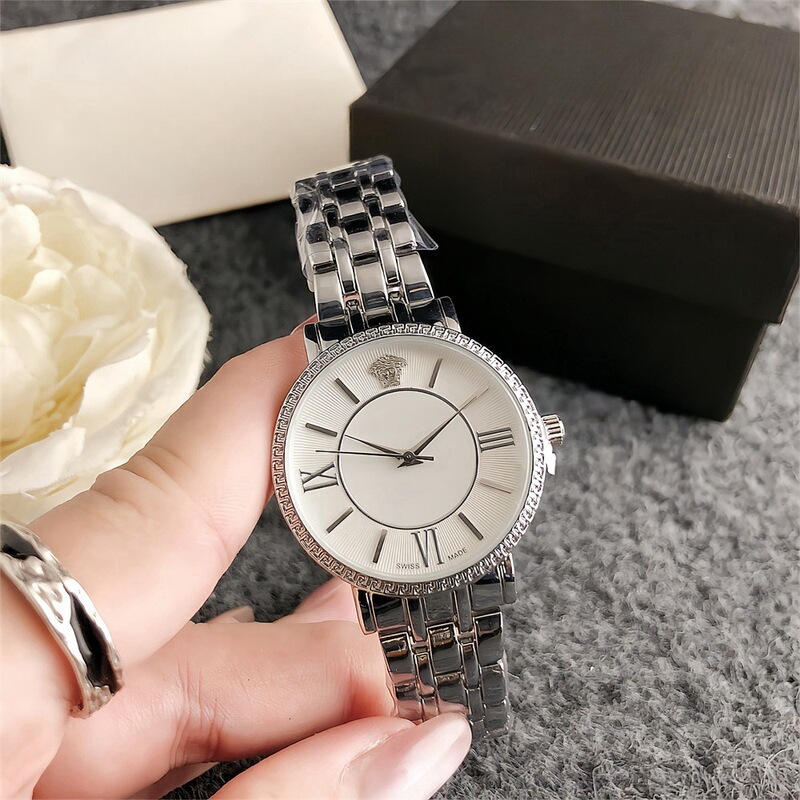 European and American Mk Bracelet Watch Fossil Women's Watch Trending on Douyin, Minimalist Fashion Women's Alloy Couple Watch
