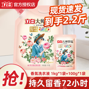 Liby Master Fragrance Laundry Detergent Bag 1.1kg Combination Home Long-Lasting Fragrance Antibacterial Cleansing Color Protection Hair Delivery