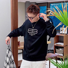 巴黎男士卫衣纯棉潮牌B家上衣 双B烫钻百搭休闲宽松卫衣男女同款