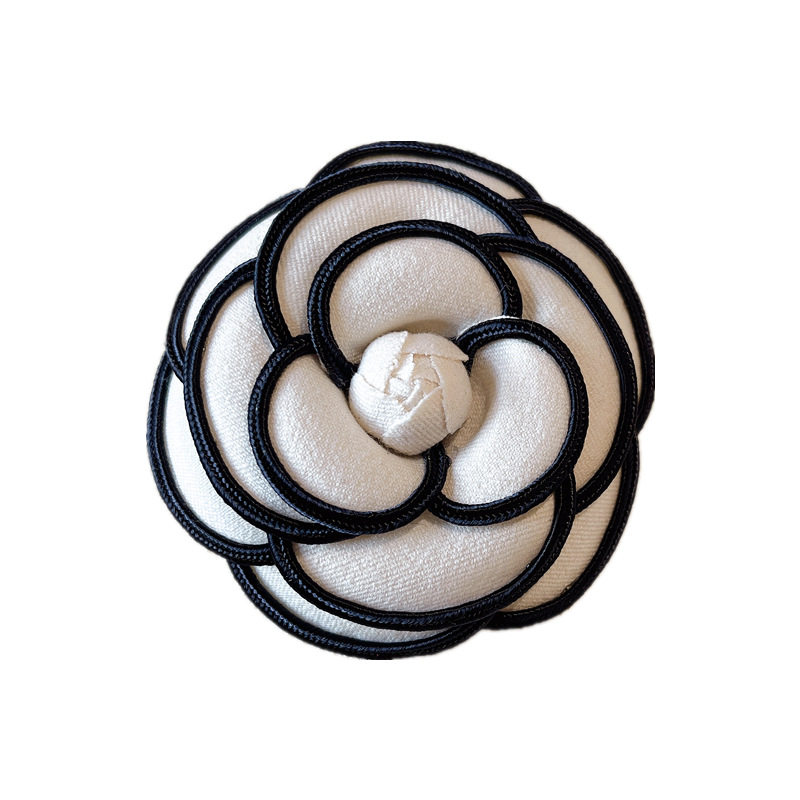 Chanel estilo rhinestone Camelia broche elegante flor collar flor ramillete pin elegante Hepburn francés ropa Accesorios