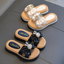 3CM新款厚底儿童拖鞋女夏外穿气质百搭风ins时尚韩版松糕底一字拖