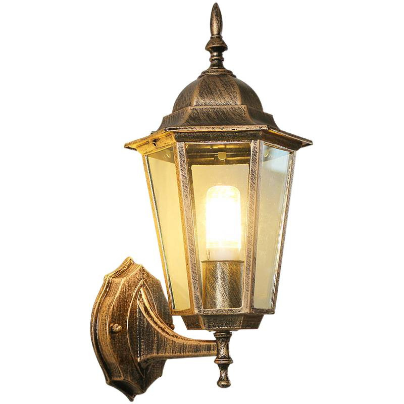 lámpara de pared exterior pasillo balcón villa retro puerta escalera impermeable pasillo pared exterior lámpara de pared patio estilo europeo