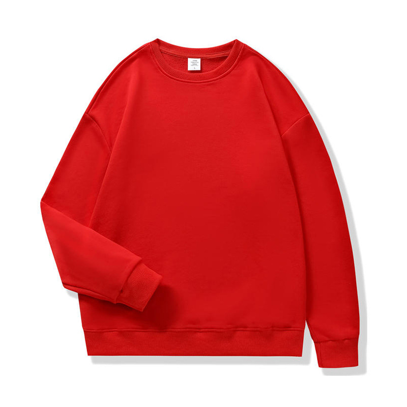 Camisas publicitarias de hombro de gran tamaño, camisas culturales, ropa de empleados, camisas de algodón de cuello redondo sueltas, logotipo impreso personalizado