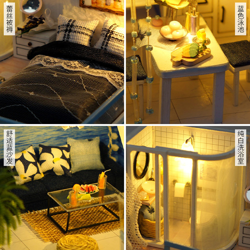 Tianyu diy cabin hand-assembled house model toy creative cabin model wholesale