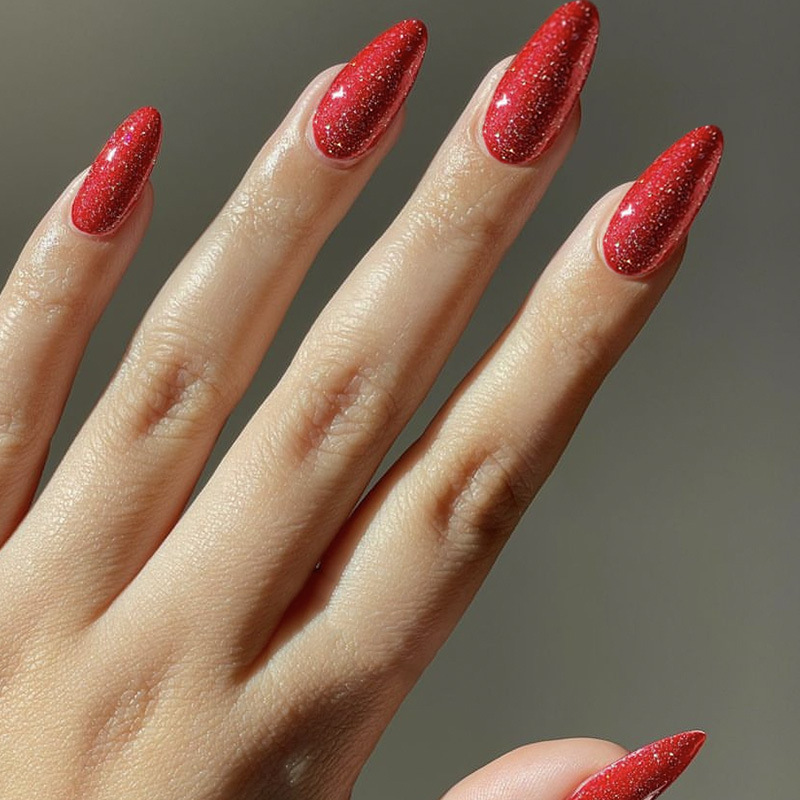 Wearable Manicure Glittering Red Phototherapy Fake Nails Wearable Patches Wholesale Nail Patches Nail Wearable Manicure Glittering Red Phototherapy Fake Nails Wearable Patches Wholesale Nail Patches Nail
