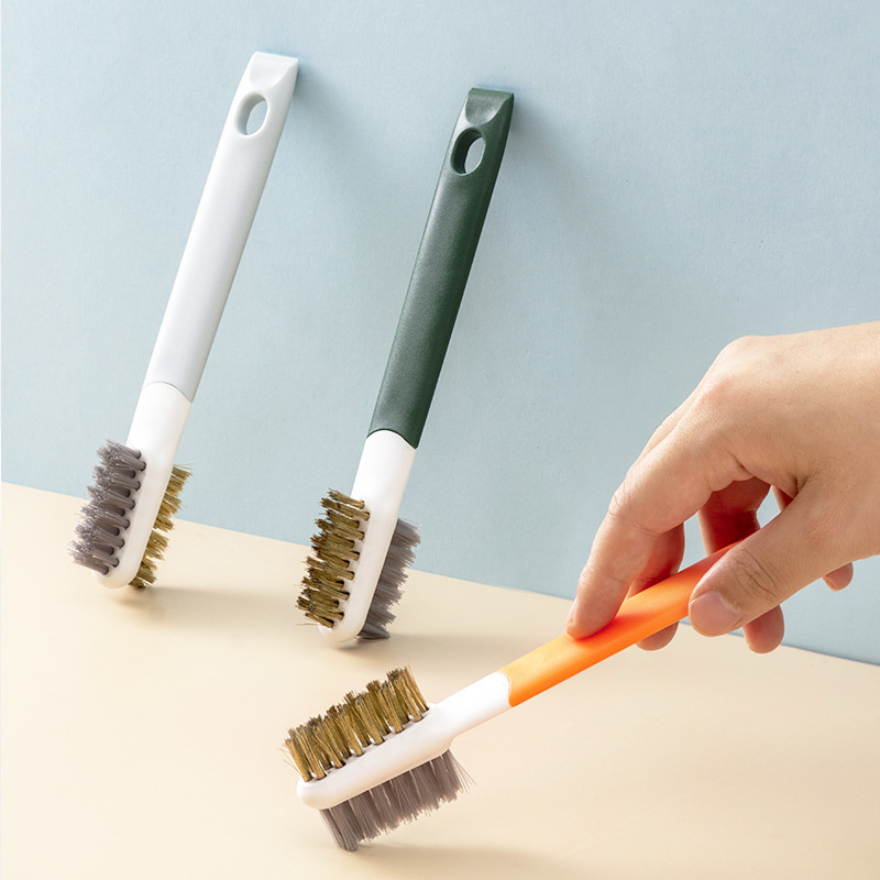 711 Gas Stove Cleaning Brush Kitchen Supplies Range Hood Stove Wire Brush Dormitory Descaling Flat Shovel Small Brush E18
