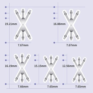 Ingrown Toenail Correction Patch with Rice-Shaped Nickel-Titanium Alloy Bionic Bone Patch for Toenail Ingrown Nail Correction
