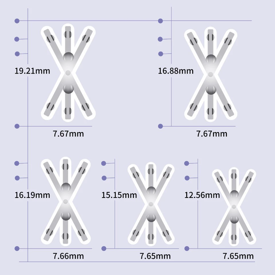 Пластырь для коррекции вросшего ногтя с бионической костной пластырем из никель-титанового сплава в форме риса для коррекции вросшего ногтя.