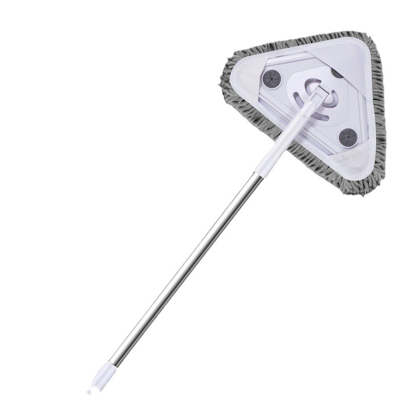 Limpie el artefacto de vidrio nuevo trapeador triangular doméstico techo limpio armario pared superficie limpia artefacto de limpieza un arrastrar