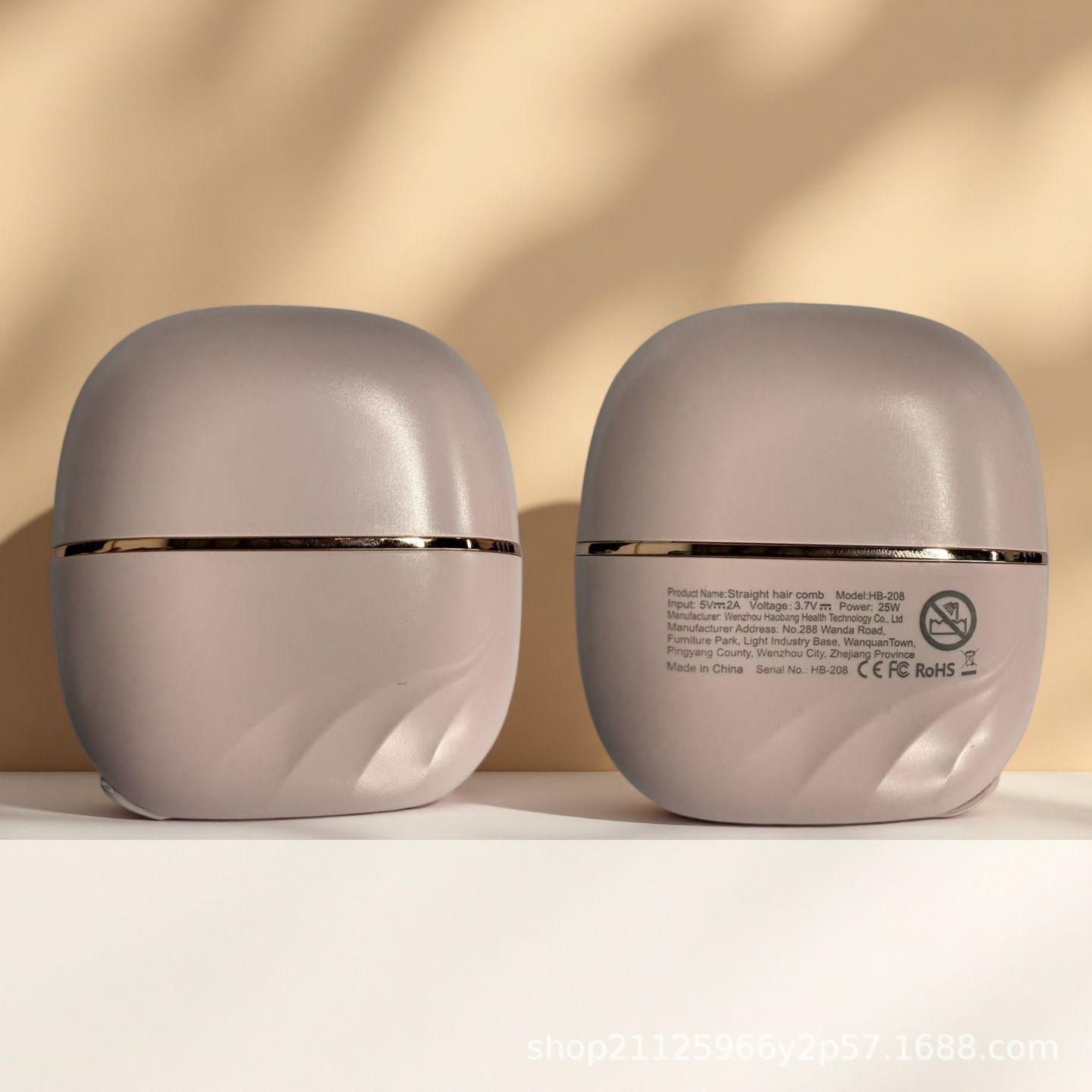 Pein de pelo recto inalámbrico transfronterizo doble propósito mini bolsillo alisador de pelo portátil mini pein de pelo eléctrico