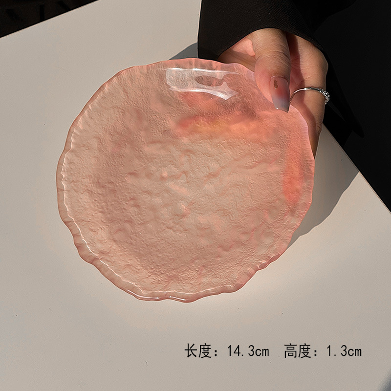 핑크 아이스 하트 디스크-소형