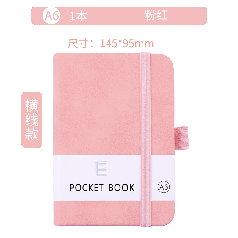 A7 correa mini bolsillo cuaderno de cuaderno de escritorio de negocios A5 cuaderno de escritorio de papelería del estudiante image 16