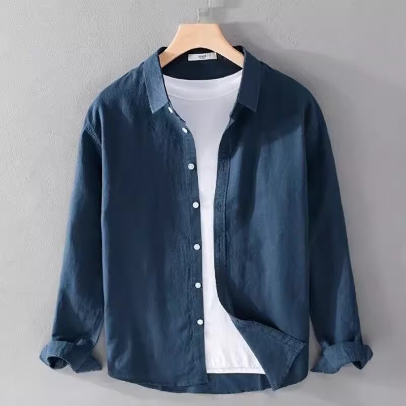 2001 린넨 다크 블루