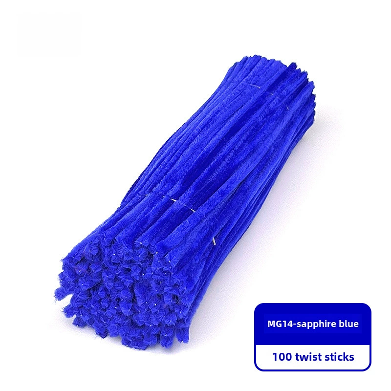 Encrypted twist rods (MaoGun) DIY craft pipe cleaners, ultra‑dense, multi‑color sets (about 100 pcs)
