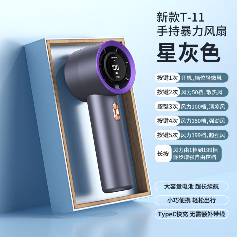 东南亚爆款源头工厂高速制冷冰敷风扇数显迷你便携 usb手持小风扇|undefined