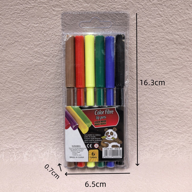 El fabricante produce útiles de arte para niños, bolígrafos de dibujo, bolígrafos de colores de 6, 12 y 24 colores, bolígrafos de acuarela para niños, bolígrafos de dibujo al por mayor.