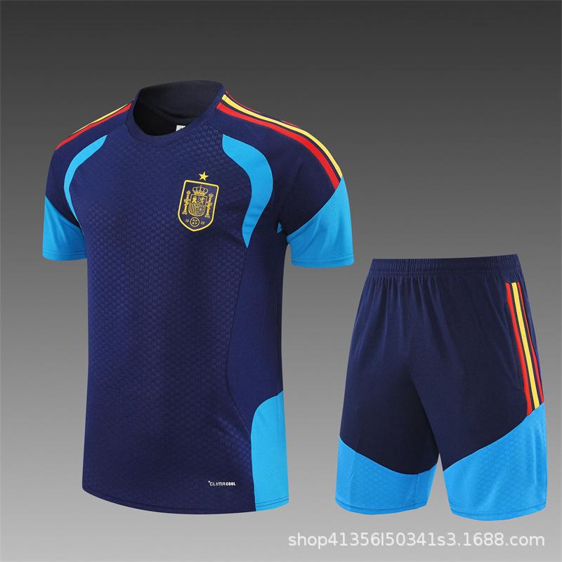 2627 temporada Barcelona Real Madrid Argentina Brasil España fútbol de manga corta trajes de entrenamiento para adultos equipo nacional