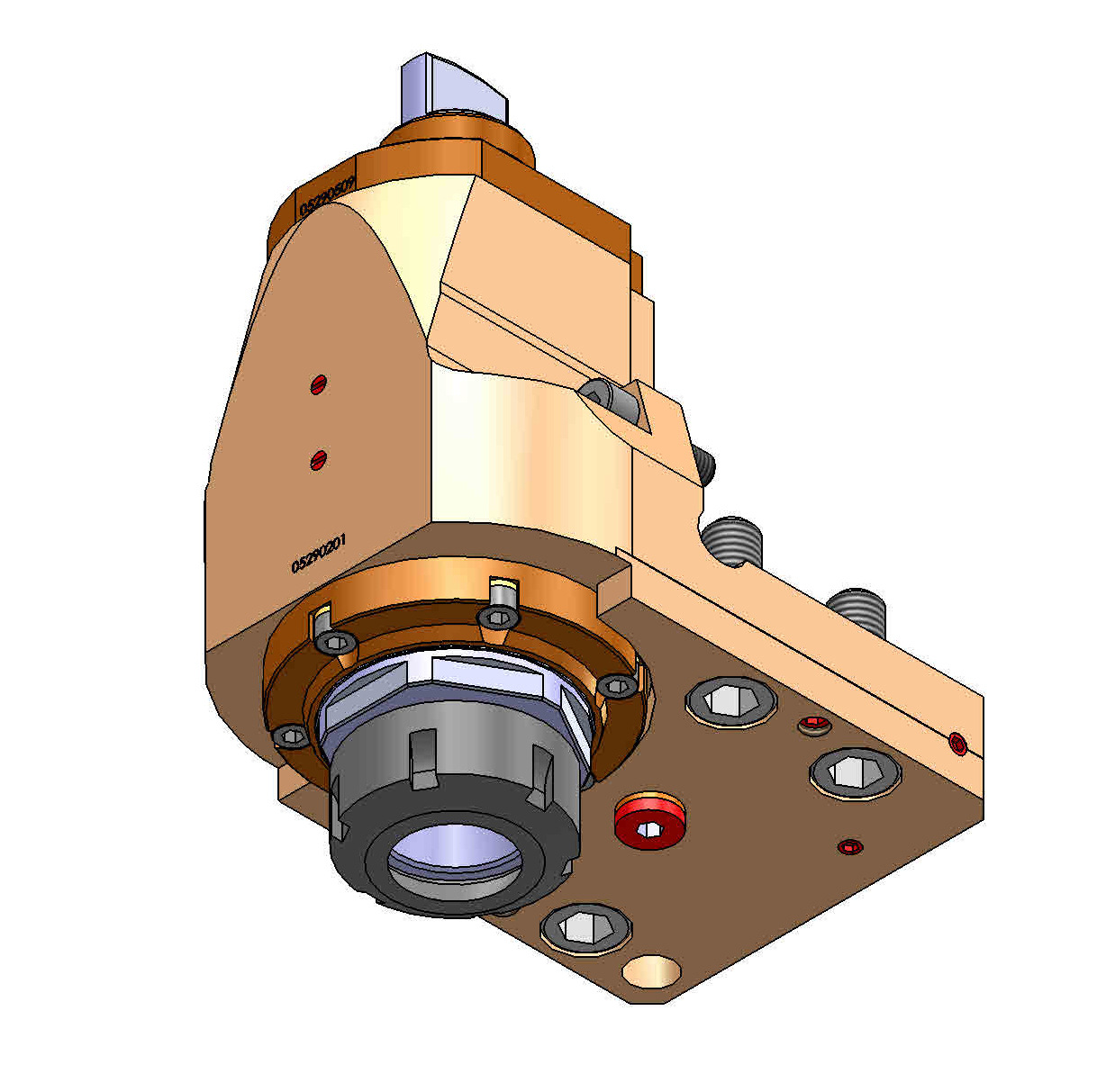 miyano动力头Madaula旋风铣Thread Whirlers刀座bnc42c7插槽BMT38