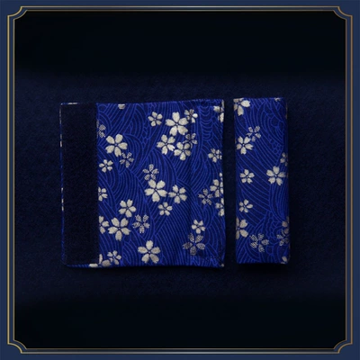 personalized car interior cross-border hot – Sürətlər qutusu və əl tormozu başlıqları - with-velcro-size-12125-roof-gloves-cherry-blue
